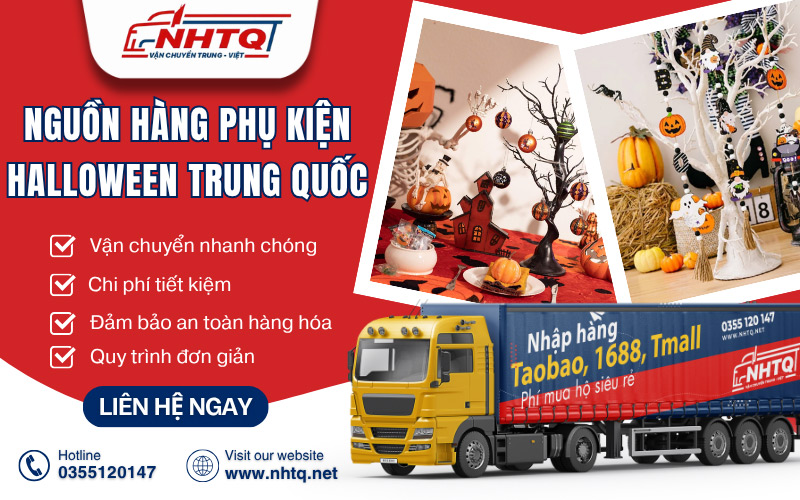 Nhập sỉ nguồn hàng phụ kiện Halloween Trung Quốc giá tốt cùng NHTQ.net