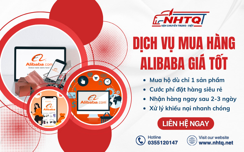 Dịch vụ order hộ hàng Alibaba của NHTQ.net để được hỗ trợ về thuế