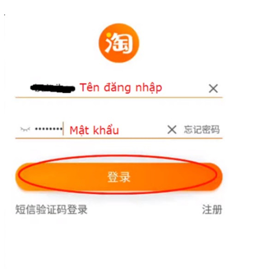 tạo tài khoản taobao