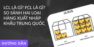 LCL là gì? Cách phân biệt hàng LCL và hàng FCL