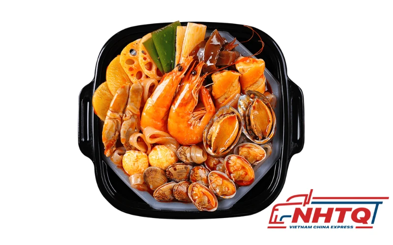 Lẩu vị hải sản cay Tứ Xuyên
