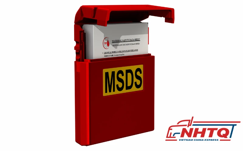 Nội dung của bảng MSDS – Material Safety Data Sheet là gì