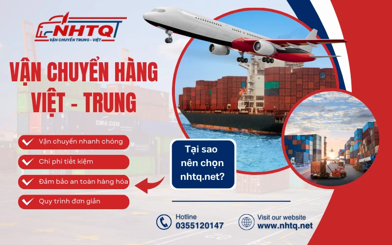 Lợi ích khi sử dụng dịch vụ vận chuyển hàng đi Trung Quốc tại NHTQ Logistics