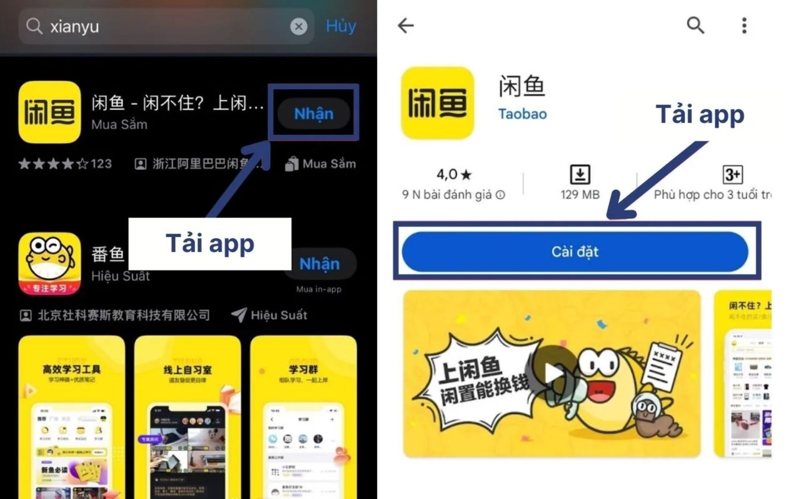 Tải app Xianyu