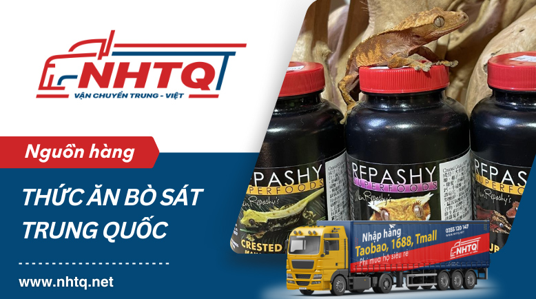 Nguồn hàng sỉ thức ăn bò sát Trung Quốc chính hãng