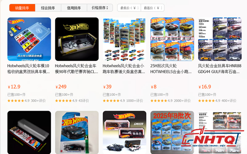 Mua xe Hot Wheels Trung Quốc trên các sàn TMĐT
