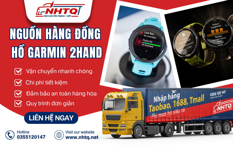 Order hộ hàng đồng hồ Garmin cũ chất lượng, giá rẻ tại NHTQ Logistics