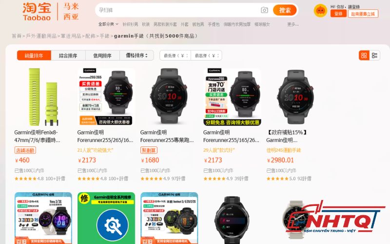 Nhập sỉ nguồn hàng đồng hồ Garmin 2hand cũ trên các sàn TMĐT