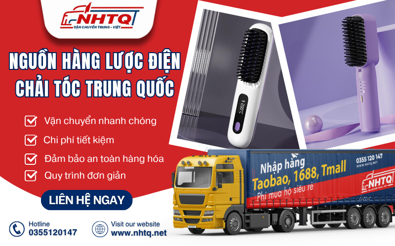 Nguồn hàng lược điện chải tóc Trung Quốc giá tốt tại NHTQ.net