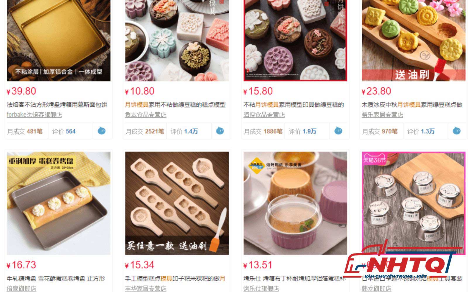 Order khuôn làm bánh Trung Thu nội địa Trung trên các sàn TMĐT