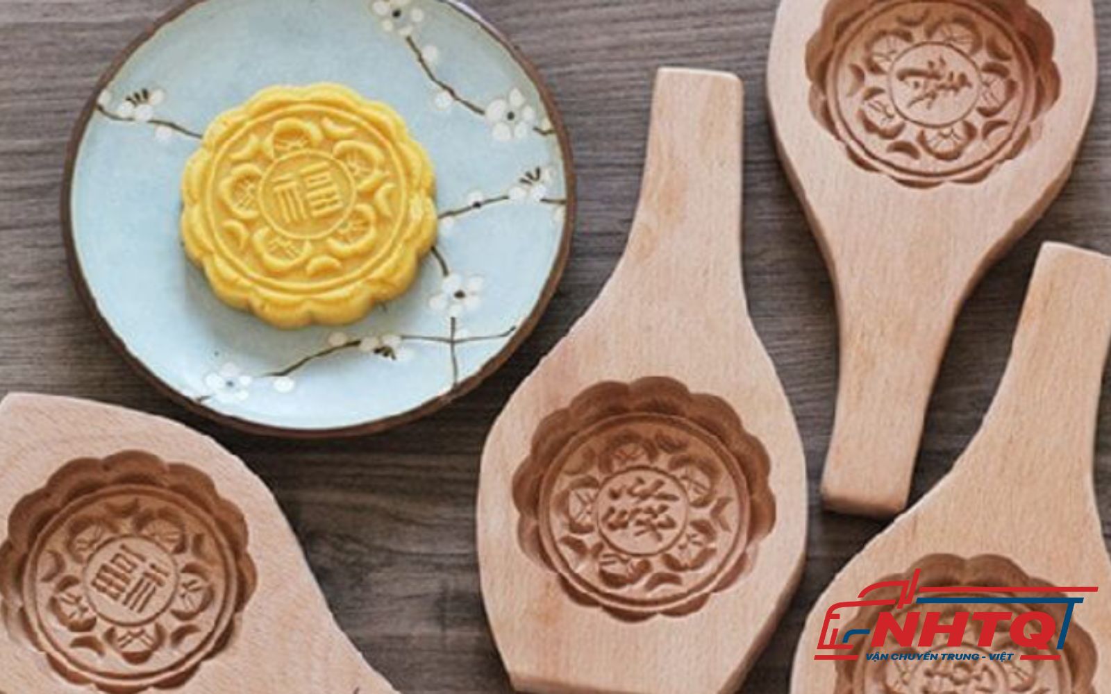 Khuôn làm bánh Trung Thu bằng gỗ