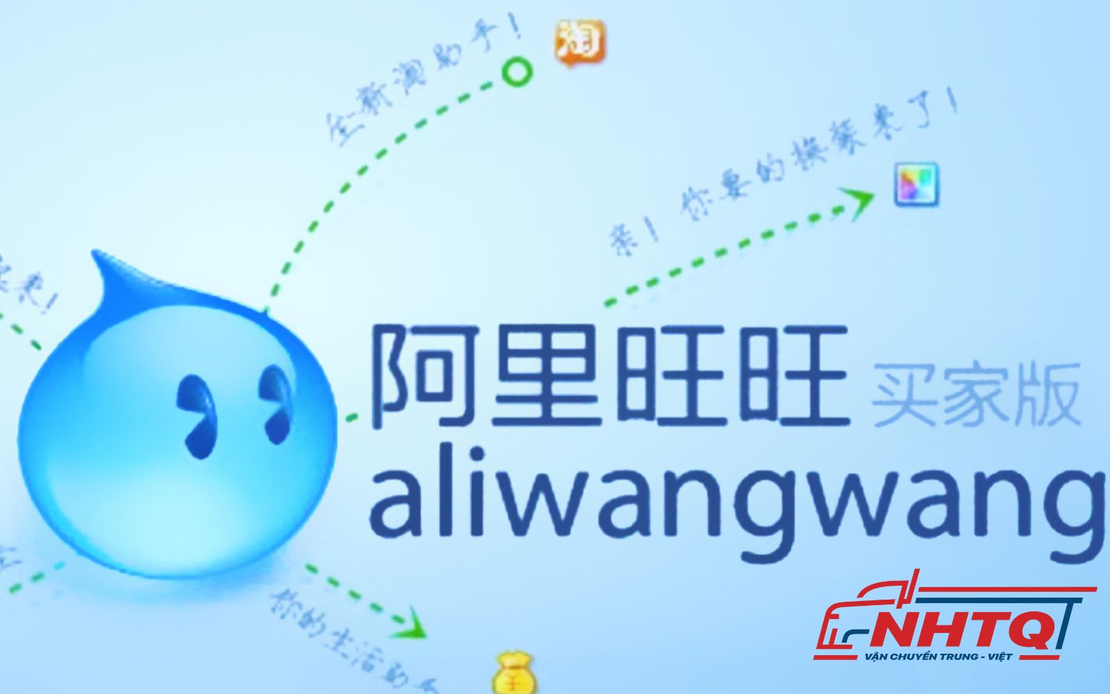 Sử dụng app trò chuyện Aliwangwang
