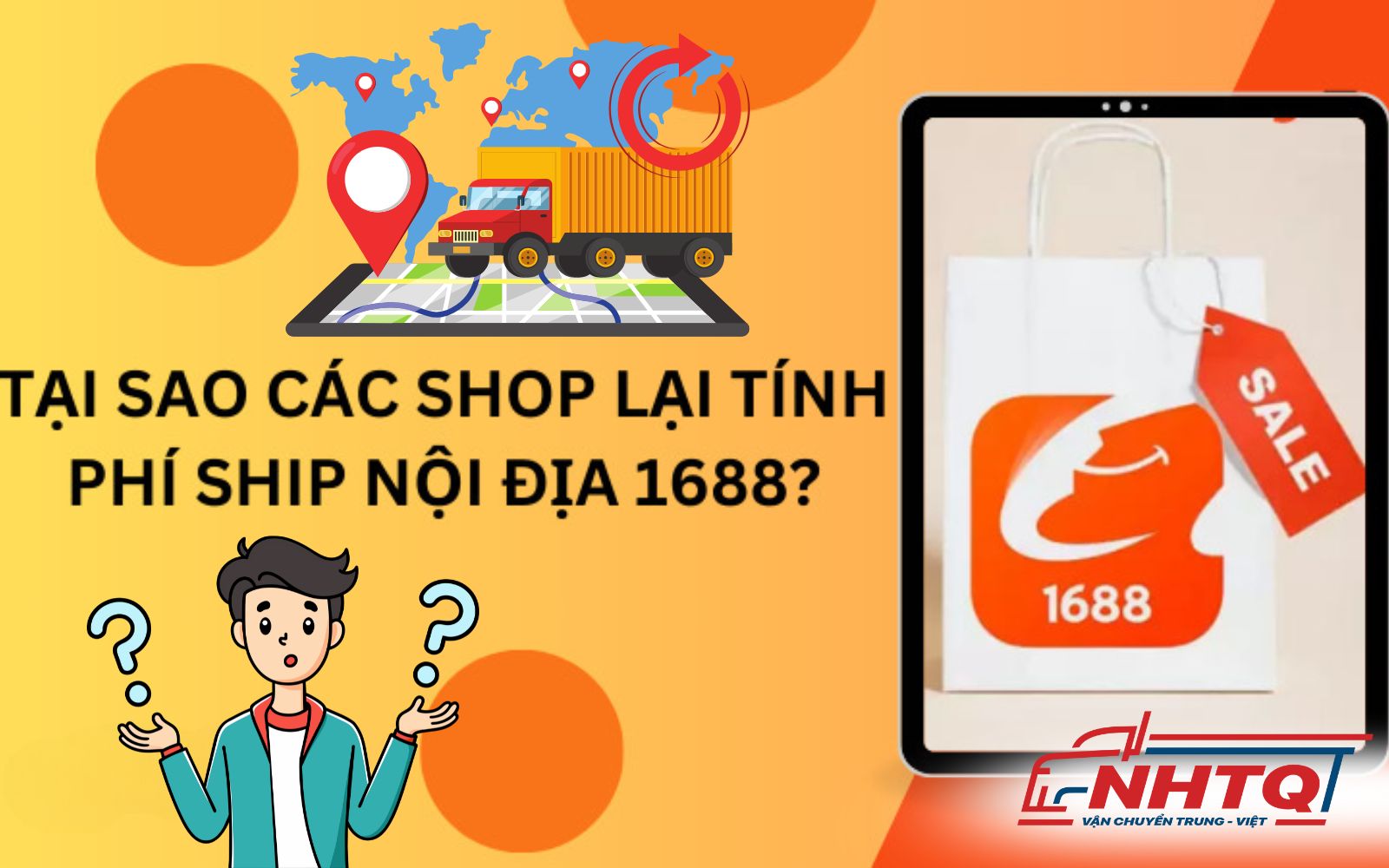 Lý do các shop bán hàng lại tính phí ship nội địa trên 1688?