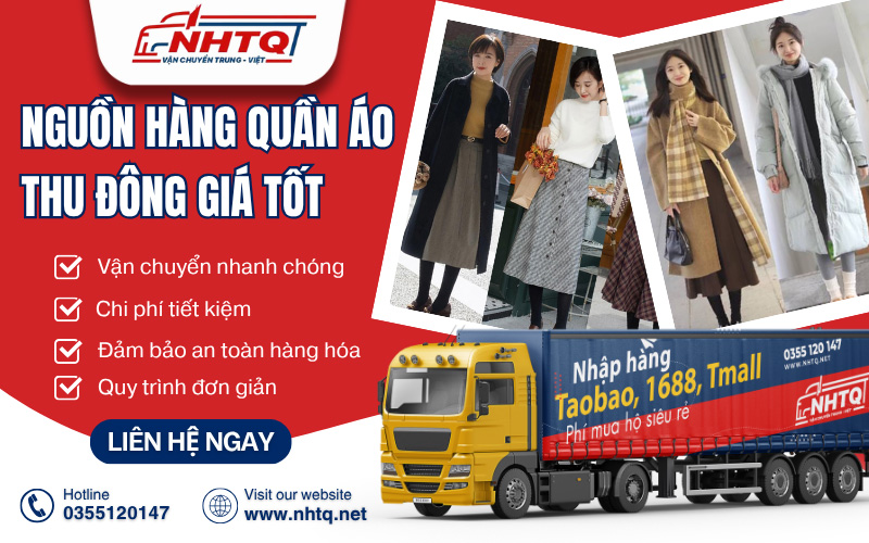 Nhập sỉ quần áo thu đông trên Pinduoduo cùng NHTQ.net