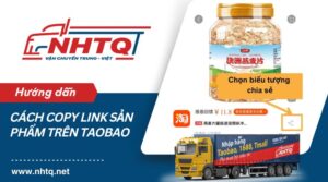 Cách copy link sản phẩm trên app Taobao