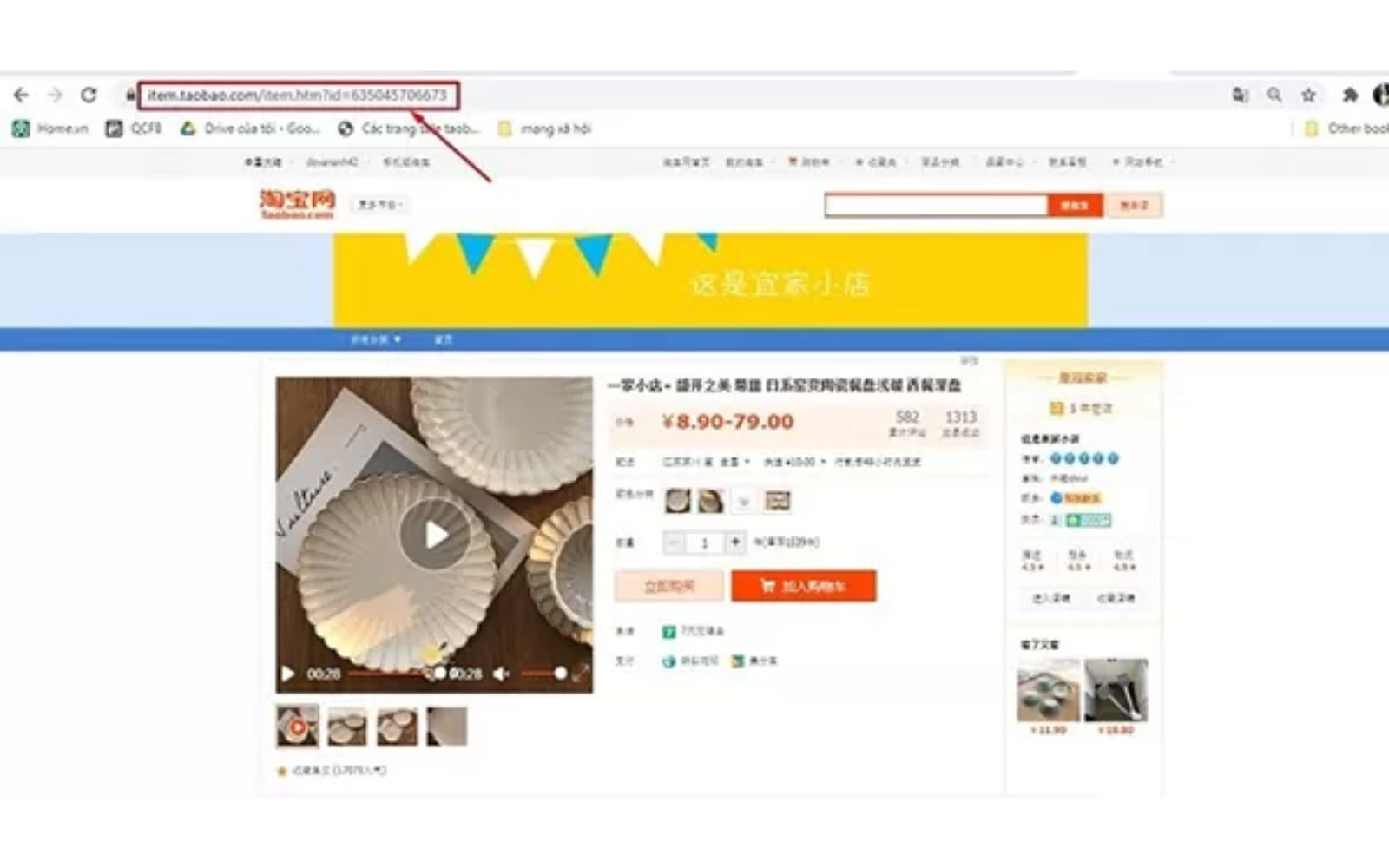 Tiến hành chuyển đổi link cho sản phẩm