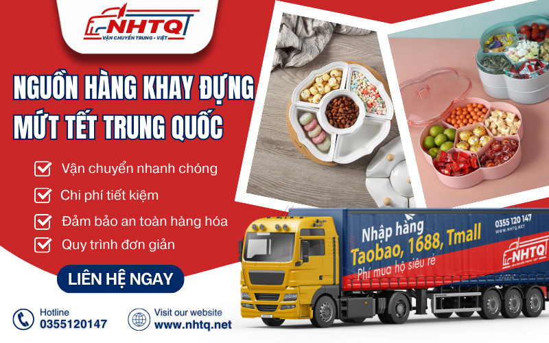 Nhập khay đựng mứt Trung Quốc giá sỉ qua NHTQ.net