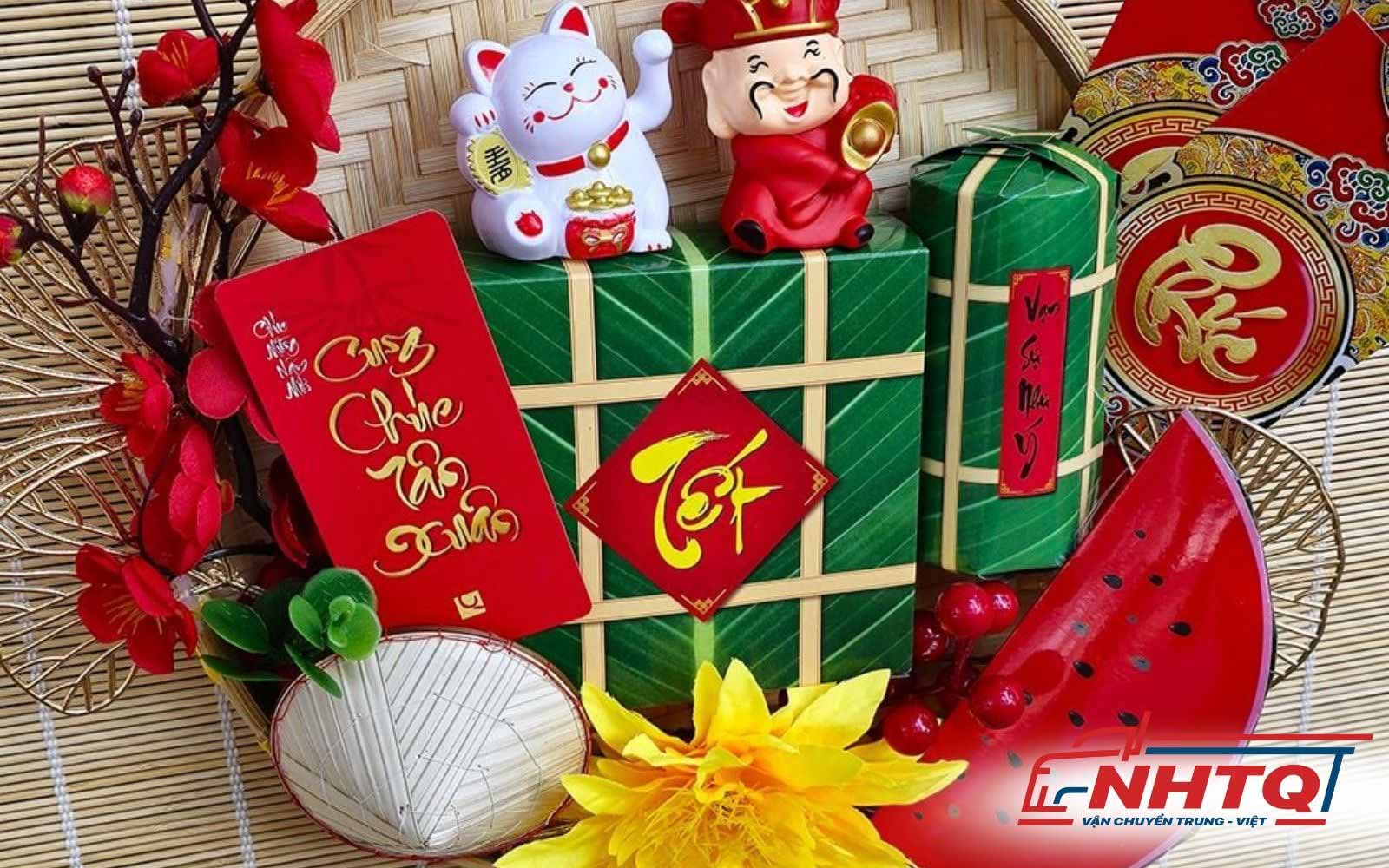 Set trang trí Tết combo (treo cửa – treo tường – bàn khách)