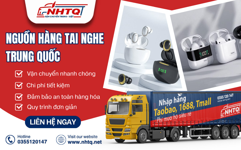 Nhập sỉ tai nghe Trung Quốc nội địa chính hãng, giá rẻ tại NHTQ.net