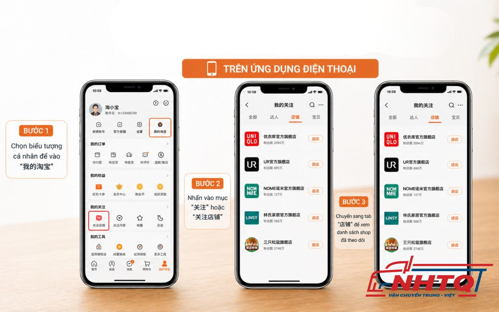Xem danh sách trên ứng dụng điện thoại