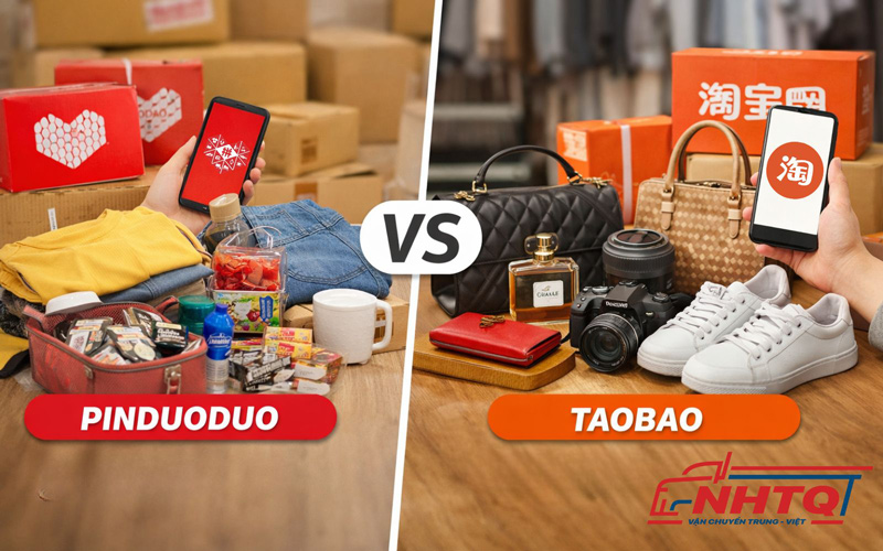 Nên mua hàng hóa trên sàn Pinduoduo hay Taobao?
