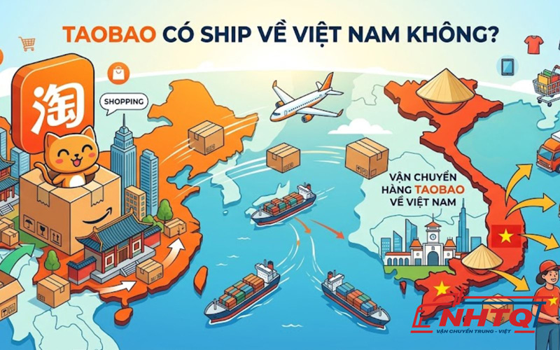 Taobao có ship hàng thẳng về Việt Nam không?