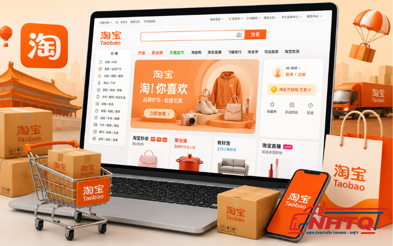 Trang mua hàng Taobao