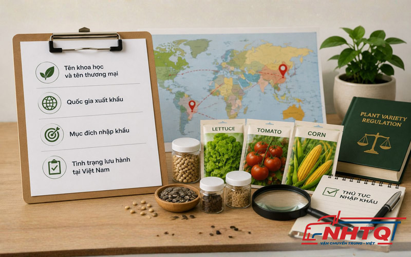 Bước 1: Xác định loại hạt giống cần nhập khẩu về Việt Nam