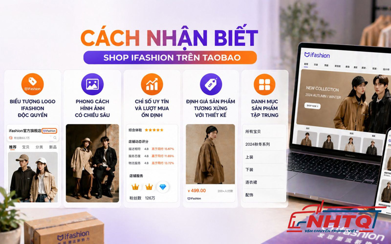 Cách nhận biết shop Ifashion trên Taobao