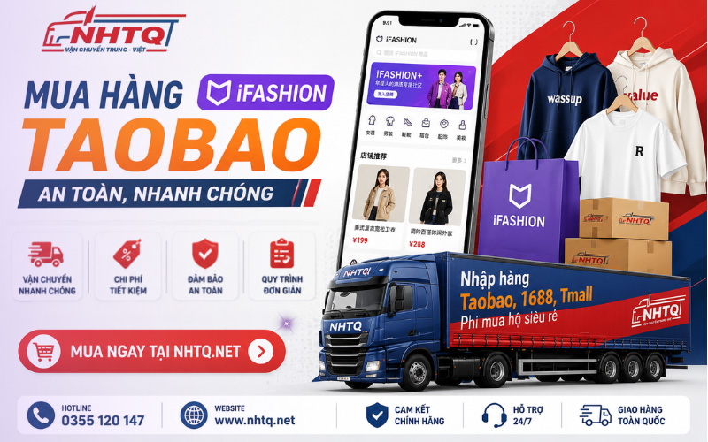 Mua hàng Ifashion Taobao giá rẻ tại NHTQ.net