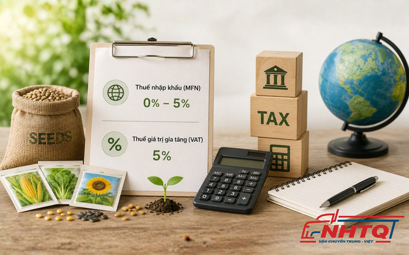 Thuế nhập hạt giống cây trồng