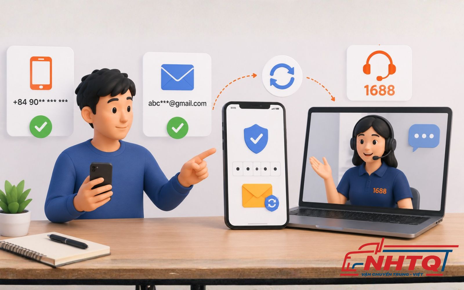 Bước 5: Thử  thêm cách khác để nhận mã hoặc đăng ký