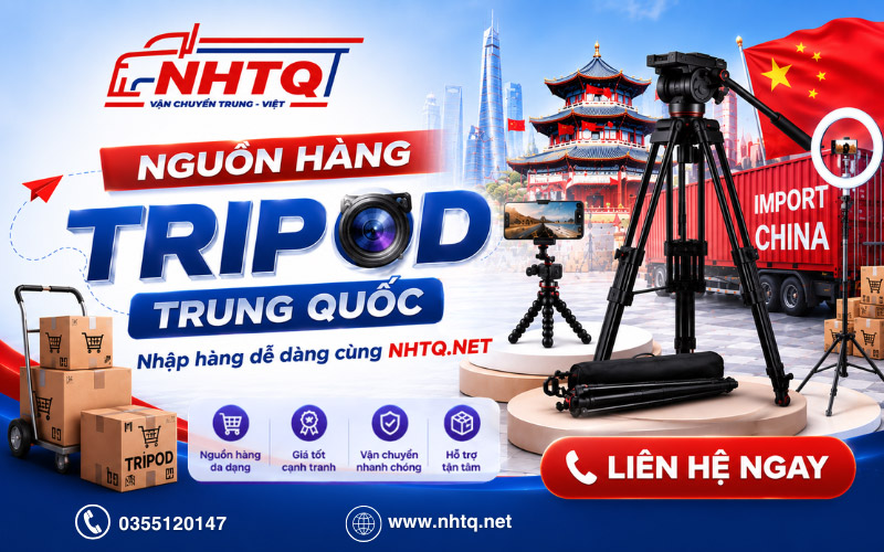Nhập sỉ nguồn hàng tripod Trung Quốc chất lượng, giá rẻ tại NHTQ.net