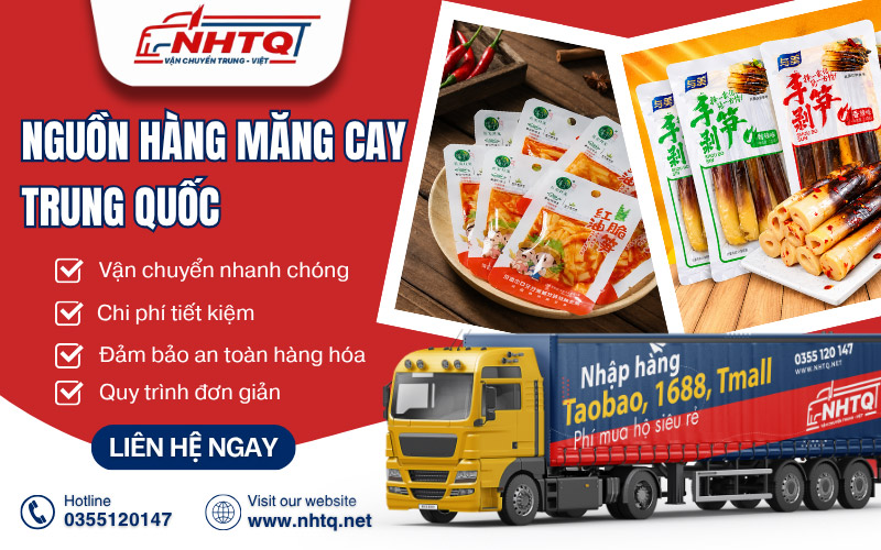 Nhập hộ măng cay Trung Quốc giá sỉ tại NHTQ.net