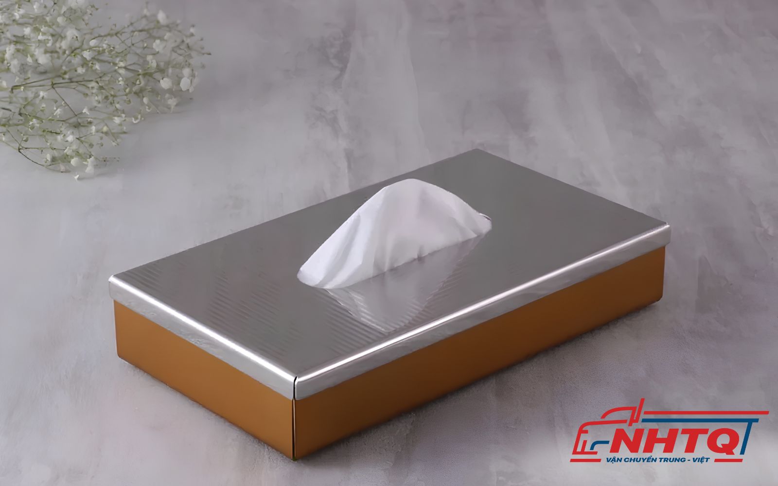 Hộp đựng giấy ăn inox