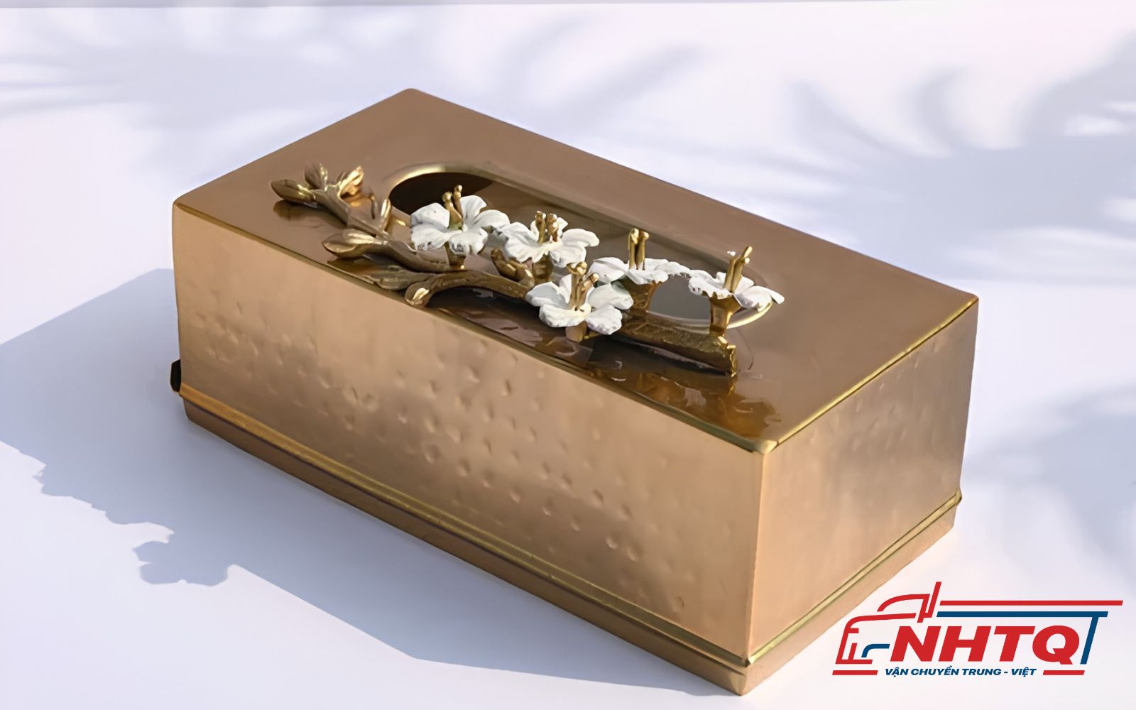 Hộp đựng giấy ăn kim loại sơn tĩnh điện
