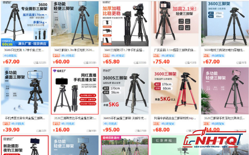 Link order sỉ tripod Trung Quốc trên 1688