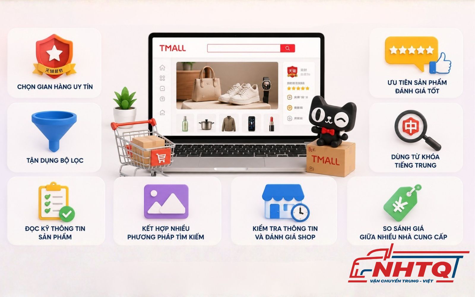 Những lưu ý quan trọng khi tìm sản phẩm trên Tmall