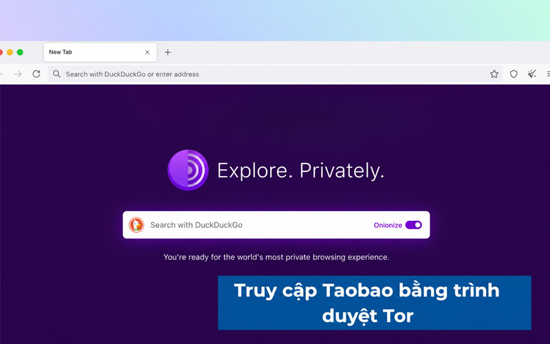 Trình duyệt TOR thay đổi IP liên tục, giúp tăng khả năng truy cập Taobao khi gặp lỗi yêu cầu đăng nhập