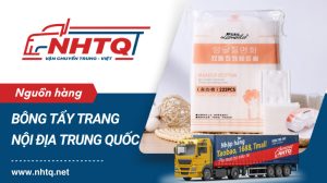 Nguồn hàng bông tẩy trang nội địa Trung Quốc