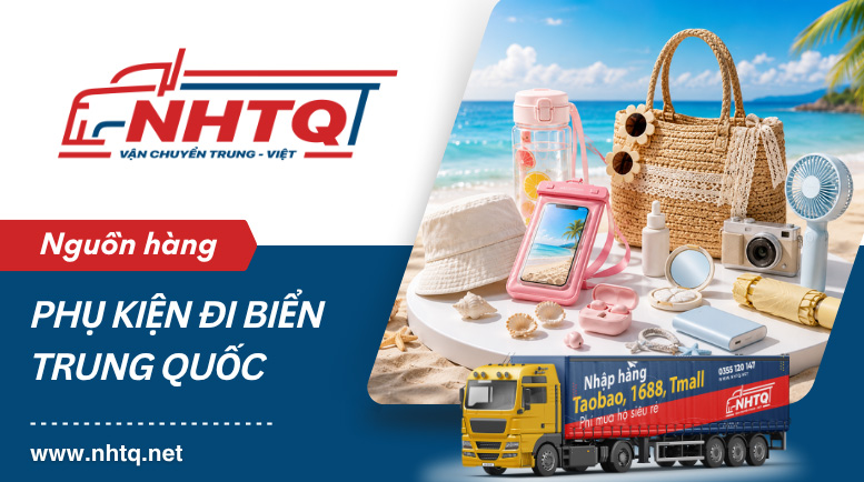 Nguồn sỉ phụ kiện đi biển Trung Quốc hot trend cho mùa hè
